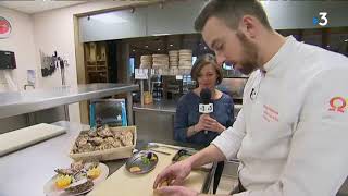 Recette des huîtres pochées au foie gras par le chef Clément Pichard [upl. by Kaliski899]