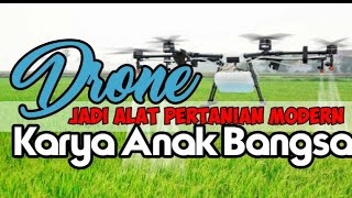 Menanam Padi dengan drone ala petani modern [upl. by Cadmarr]