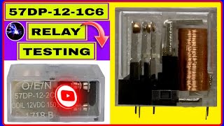 OEN HOW TO CHECK RELAY 57DP121C6 BY MULTIMETER  57DP121C6 RELAY CHECKING TESTING IN HINDI ✔️ [upl. by Pangaro]