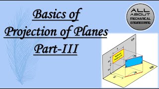 Basics of Projection of Planes PartIII projectionofplanes engineeringgraphics [upl. by Nicolis]