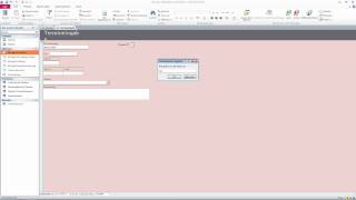 Access Erste Schritte zum Erstellen einer kompletten Datenbank 2010 Tutorial deutsch [upl. by Skolnik]