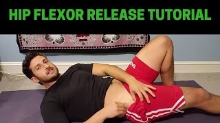 Iliacus Release Tutorial  Hip Flexor Release [upl. by Jonina]