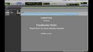 Embertone  Friedlander Violin Demo quotNoah Visitsquot [upl. by Madelle]