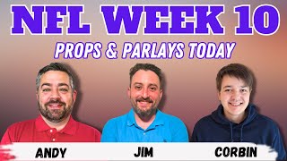 NFL Week 10 Props amp Parlays Breakdown  Up 167 Units  6 Straight Winning Weeks [upl. by Yasui]