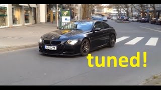 customized BMW M6 E63  loud sound [upl. by Cirdla]