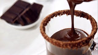 Creamy Italian Hot Chocolate Recipe  How Tasty Channel [upl. by Savage]