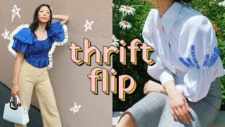 THRIFT FLIP pretty shoulders Value Village sponsored  WITHWENDY [upl. by Oht]