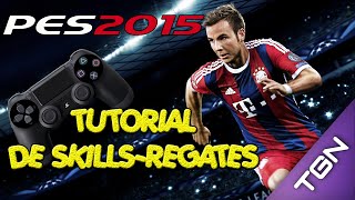 PES 2015  PS4  Tutorial de Regates  Skills  Driblings [upl. by Ablem]