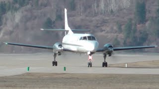 Fairchild Swearingen SA226TC Metro II Takeoff [upl. by Aronow]