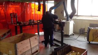 Welding Fume Extraction Arm Demonstration 2 [upl. by Norrabal]