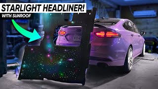 The ULTIMATE Starlight Headliner Guide Suede Sunroof amp 450 Stars [upl. by Elag]