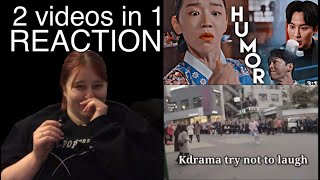 Funny Kdrama moments  humor amp Kdrama try not to laugh  Kdrama funny moments Video REACTION [upl. by Rimat]