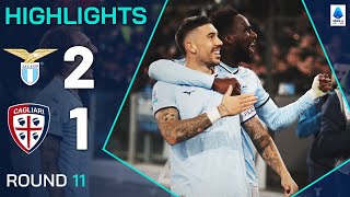 LAZIOCAGLIARI 21  HIGHLIGHTS  Lazio Claim Win as Cagliari See Red TWICE  Serie A 202425 [upl. by Anon]