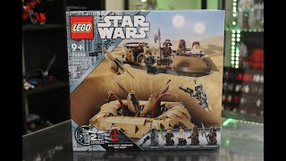 Is the Exclusive Minifigure Worth the High   Star Wars Desert Skiff 75396 Speed Build Review [upl. by Beckman]