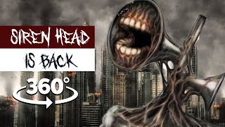 Siren Head is back  Funny Horror animation  360 Video [upl. by Hayimas]