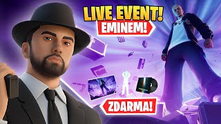 NOVÝ EMINEM FORTNITE UPDATE  LIVE EVENT a KONCERT [upl. by Cirdla391]