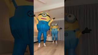 MINIONS SLAYING THE YMCA DANCE ONCE AGAIN 😅🔥  dance trend viral couple funny shorts [upl. by Zarger]