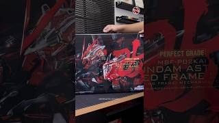 Unboxing PBandai PG Gundam Astray Red Frame Kai Coating Frame  Mechanical Clear [upl. by Nereus628]