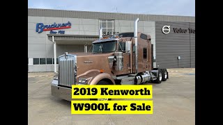 Used 2019 Kenworth W900L Semi Truck for SALE A7874P Full Walkaround Sold [upl. by Alwyn]