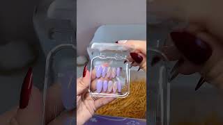 asmr  French Tip Nails orders  Pack with me again  Custom Design Nails pressonnails [upl. by Arun]