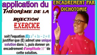 THEOREME DE LA BiJECTION 🔰 Exercice Corrigé [upl. by Eetnom]