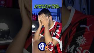 NON SO COSA PREFERISCO 🔴⚫️ milan inter intermilan derby fonseca milaninter rossoneri calcio [upl. by Lynnea]