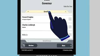 How to Vote Using a Dominion Voting Systems Ballot Marking Device  Animated Tutorial Video [upl. by Esineg]