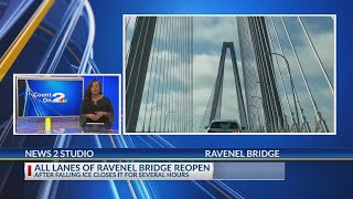 Falling ice on Ravenel Bridge leads officials to search for solutions [upl. by Enaitsirk]