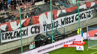 Protest kibiców Wisły Kraków na meczu z Odrą Opole Brak dopingu na początku meczu  27092024 [upl. by Shanta]