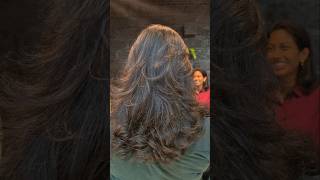 Volumized Haircut for thin hair♥️🤩 hairgoal layeredhaircut haircut hairstyle thinhairsolutions [upl. by Rikki]