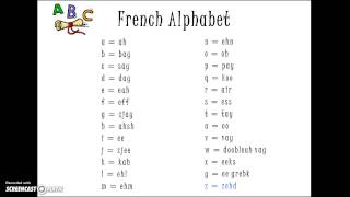 French Alphabet Song [upl. by Carree]