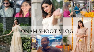 Onam shoot vlog Behind the scenes preparations  Kalyani Menon [upl. by Naerad919]