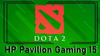 HP Pavilion Gaming 15 2019 DOTA 2 gameplay Intel i79750H  GeForce GTX 1660 Ti [upl. by Okiram375]