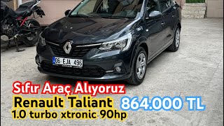 SIFIR ARABA ALIYORUZ  RENAULT TALİANT 10 turbo XTRONİC [upl. by Begga578]