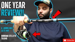 G LOOMIS NRX 852S JWR and SHIMANO STELLA FK 2500HG Review [upl. by Sirapal194]