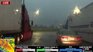 Hurricane Milton Landfall BradentonSarasota FL  Live Stream Archive [upl. by Eugen690]