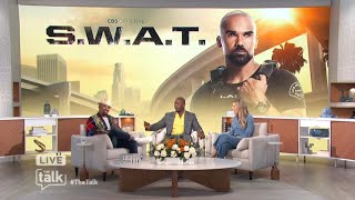 Shemar Moore Talks Finale Season of SWAT But Optimistic well continue  The Talk [upl. by Ahsehat]