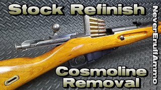 How to Remove Cosmoline  Wood Stock Refinish [upl. by Hibbert]