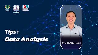 6 Data Analysis  Research Tip by Dr CHHEANG Norith [upl. by Incrocci]