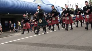 ILT City of Invercargill Highland Pipe Band  G2  2012 National champs Tauranga Street March [upl. by Maurili]