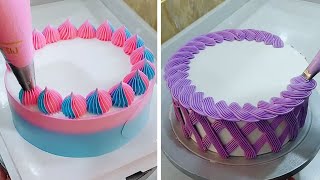 Quick amp Simple Cake Decorating Ideas  Most Satisfying Chocolate  Dessert Chocolate Cake Recipes [upl. by Marcia]