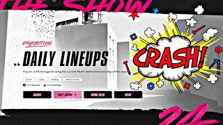 Daily Lineups makes MLB the Show 24 Crash [upl. by Kcim]