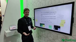 FlatFrog Board full demonstration at ISE 2023 [upl. by Octavie251]