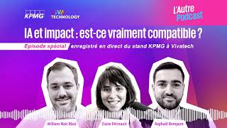 LAutre Podcast  En direct de Vivatech  IA et impact  estce vraiment compatible [upl. by Brynne]