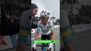 🌈BEN OCONNOR 🥈🇦🇺 SUBCAMPEÓN DEL MUNDO zurich bike cycling ciclismo worldcup australia [upl. by Dall]