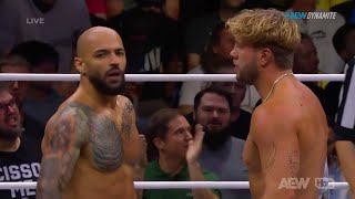 RICOCHET VS WILL OSPREAY FULL MATCH  AEW Dynamite Highlights Today [upl. by Pacifa]