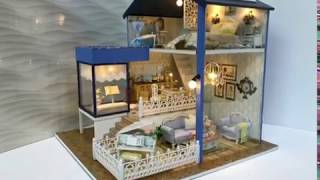 DIY Miniature Dollhouse Romantic Cottage미니어쳐 하우스 낭만별장袖珍屋 浪漫别墅 [upl. by Hamilah]