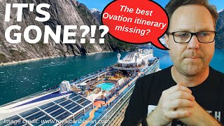 STANDING O Royal Caribbean OVATION of the Seas 2024 Alaskan Sailings THE BEST ONE IS MISSING [upl. by Jedlicka]