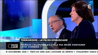 Terrorisme  le FN en embuscade  Vos questions SMS cdanslair 22122016 [upl. by Graf]