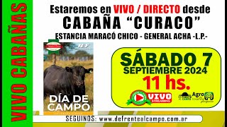 en VIVODIRECTO  11 hs  DÍA de CAMPO en CABAÑA CURACO  SÁB 7  SEPT  GRAL ACHA LP [upl. by Jone]